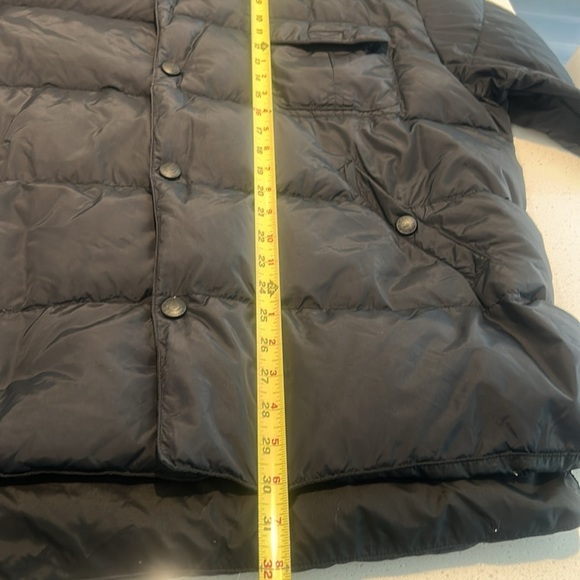 Vintage Armani Jeans by Giorgio Armani Puffer Jacket Collared Black Men's Sz 40 - Picture 15 of 17